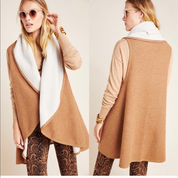 Sold ๐ Anthropologie Samantha Reversible Vest - Picture 2 of 2